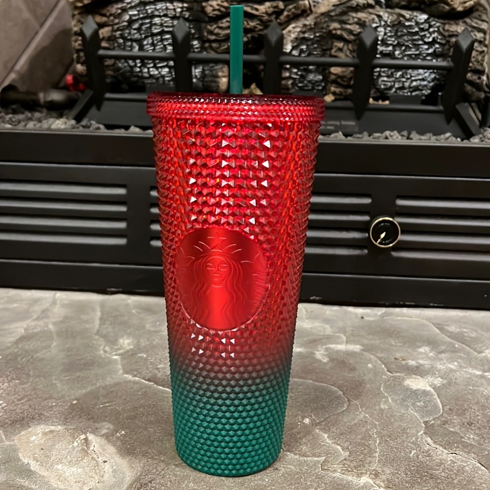Disney World new release starbucks Christmas studded tumbler 2022